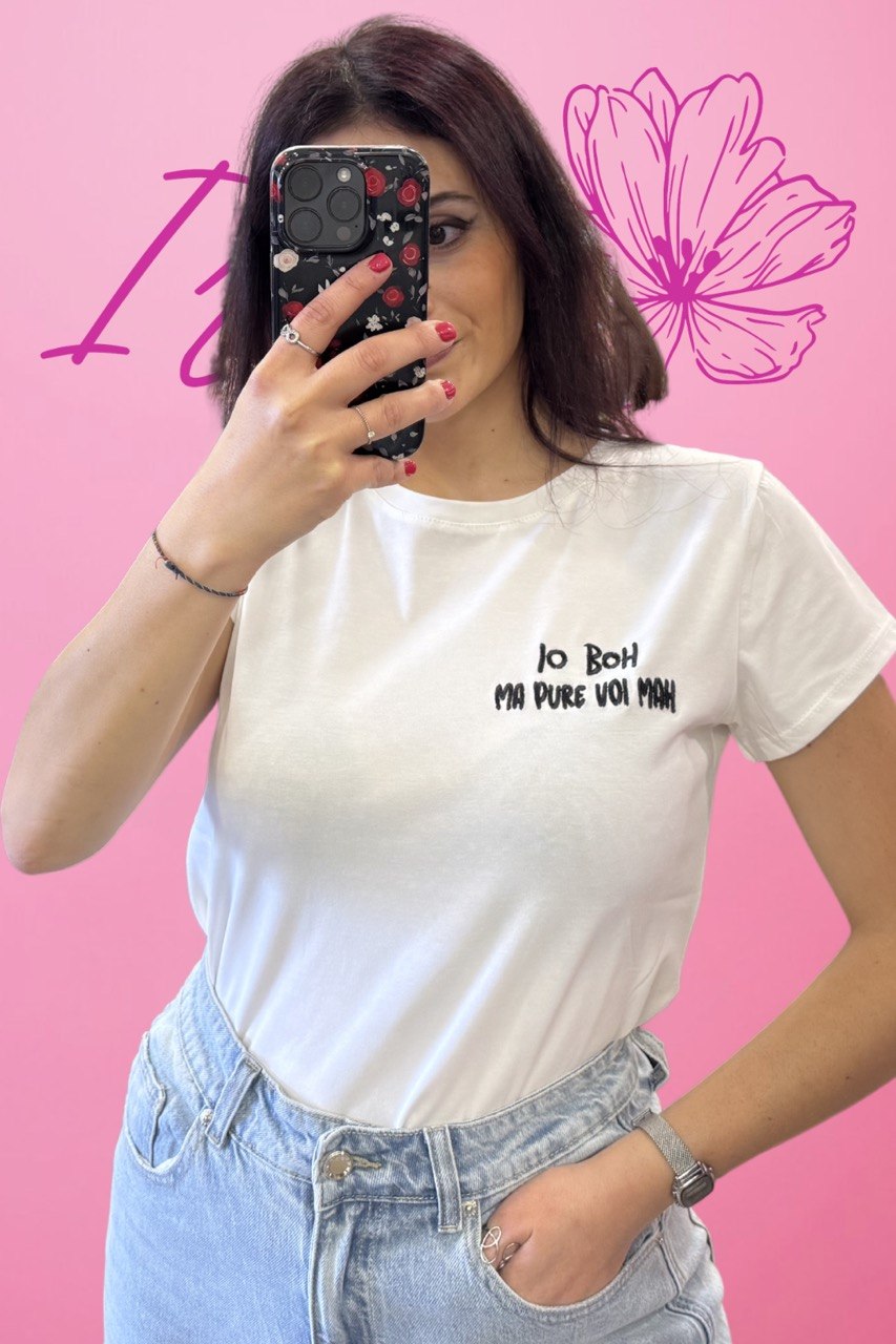 Maglia "IO BOH MA PURE VOI MAH"
